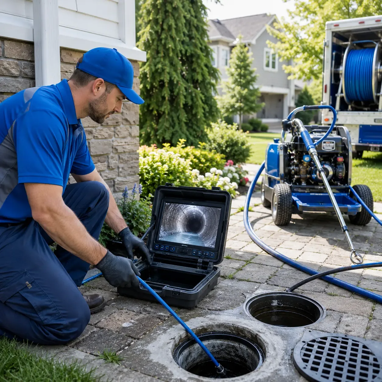 Outdoor drain cleaning professionals serving Laneville, TX