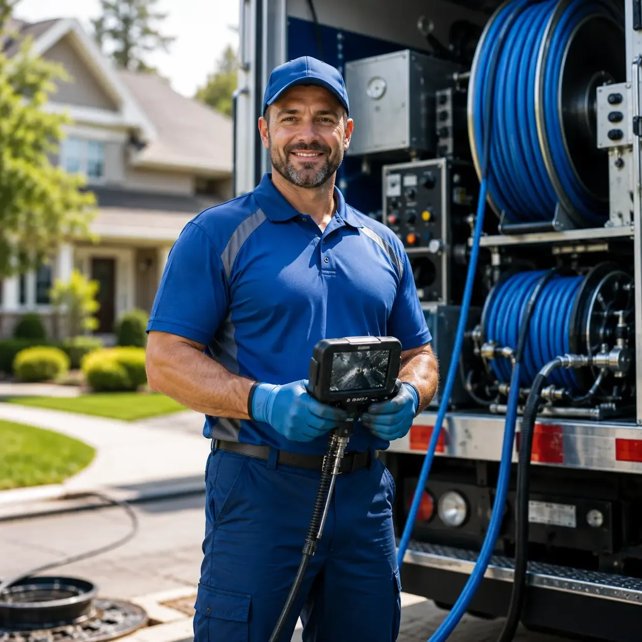 Local outdoor drain cleaning specialists in Laneville, TX